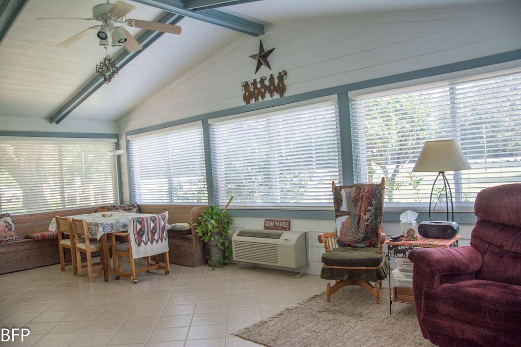 Sun Room has its own A/C.