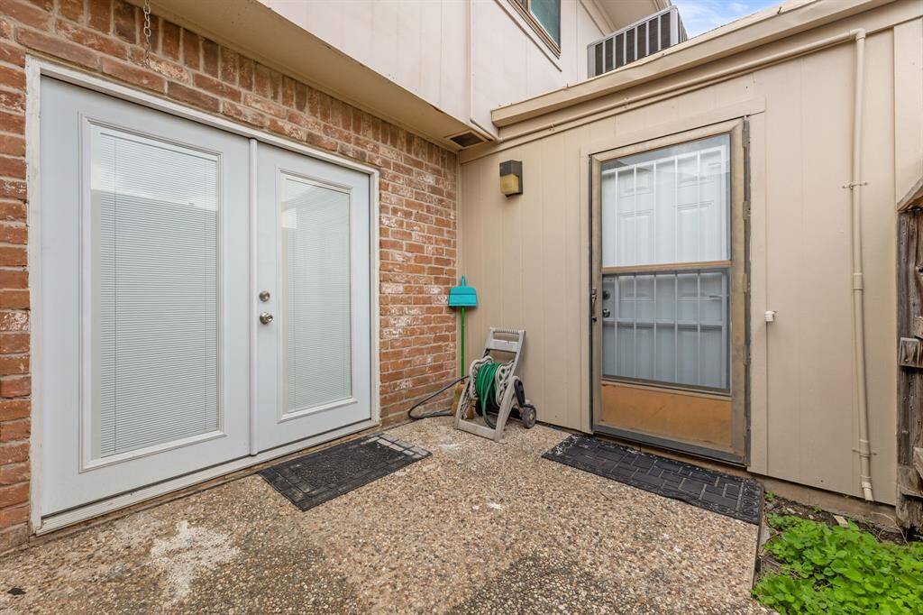 Patio door and door to laundry/storage