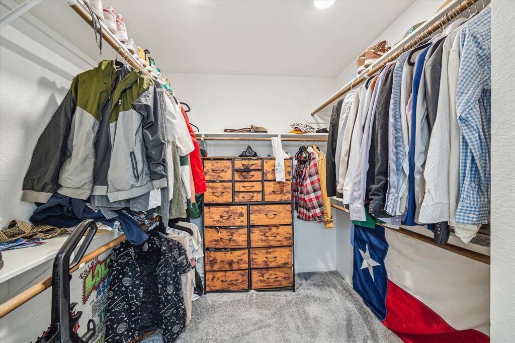 Primary closet