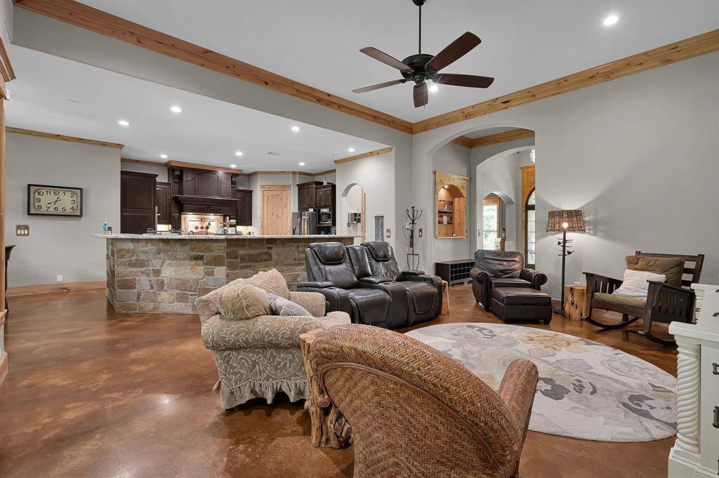 Another view of the family room over looking Kitchen