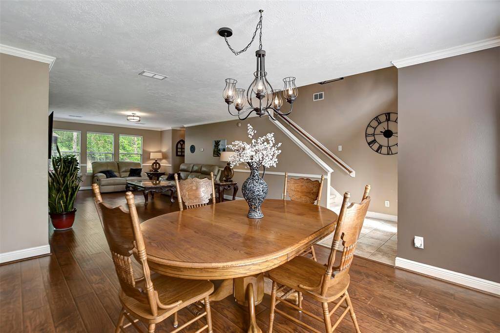View from the front corner of the dining area.