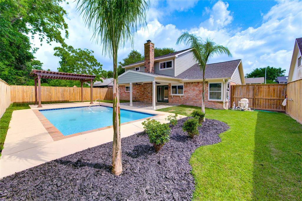 Another view of the gorgeous backyard.  Your own slice of paradise awaits!