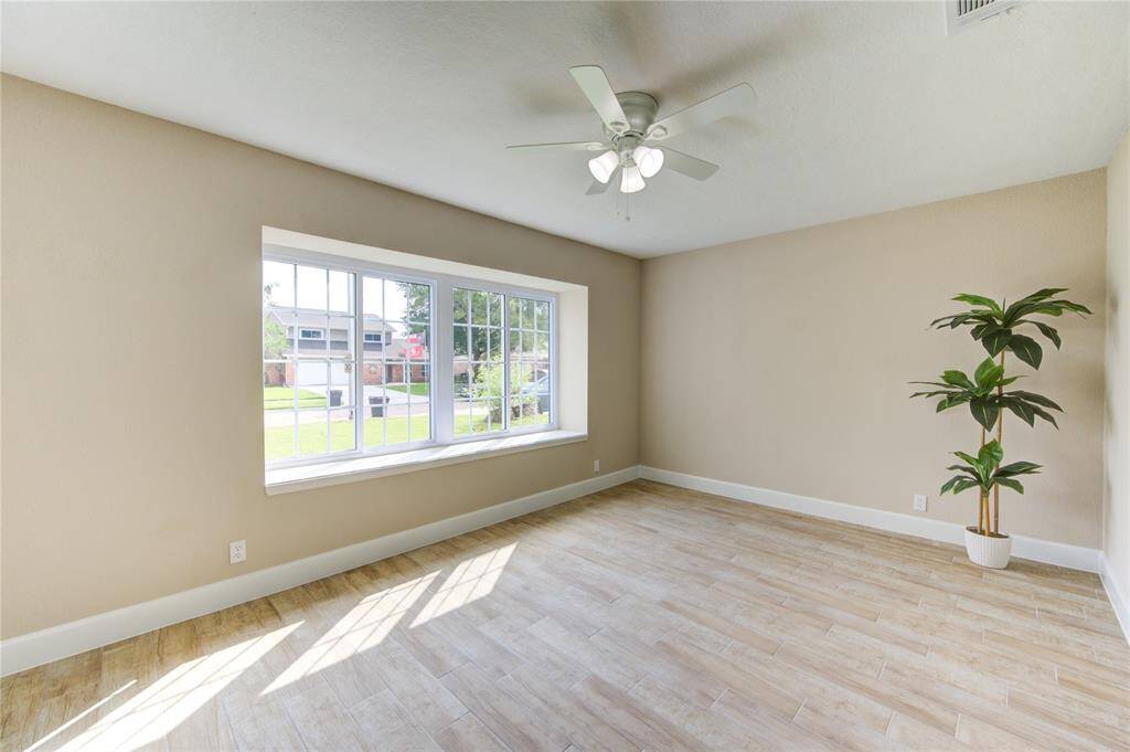 Another view of the flex room.  Ideal for a cozy living area or office space.