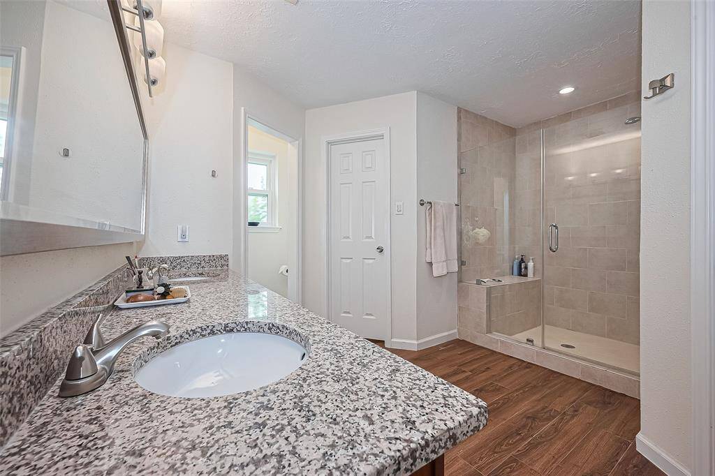 Primary bath with large shower