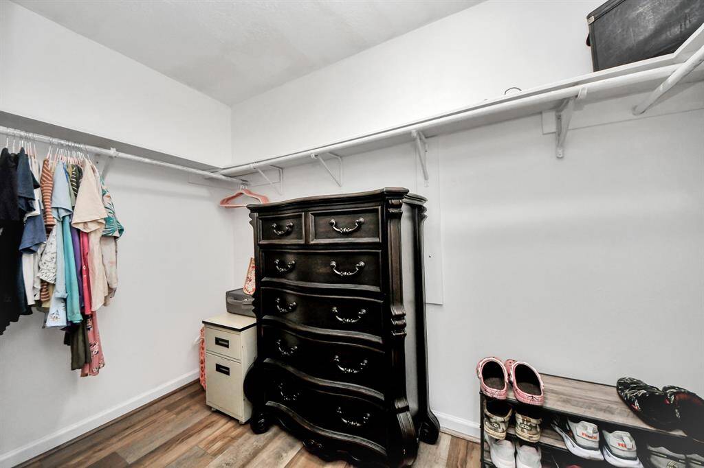 Primary walk-in closet