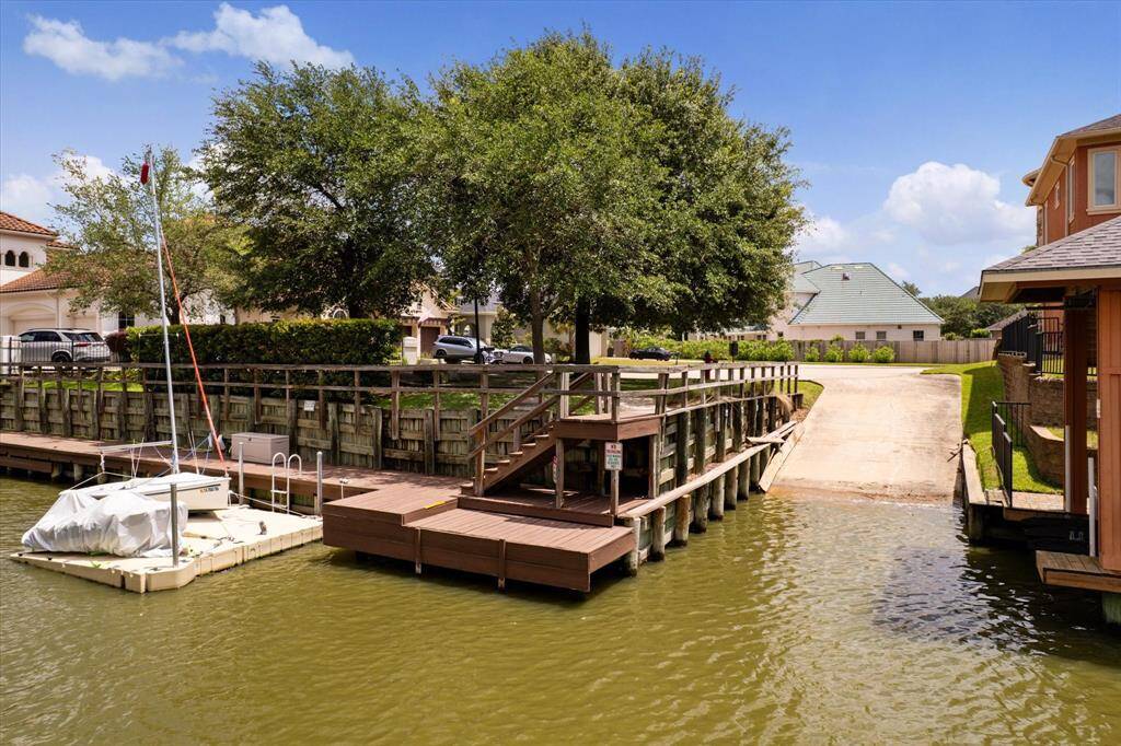 Private community boat ramp.