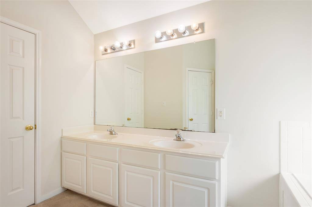 Primary Bathroom with double-sink vanity!
