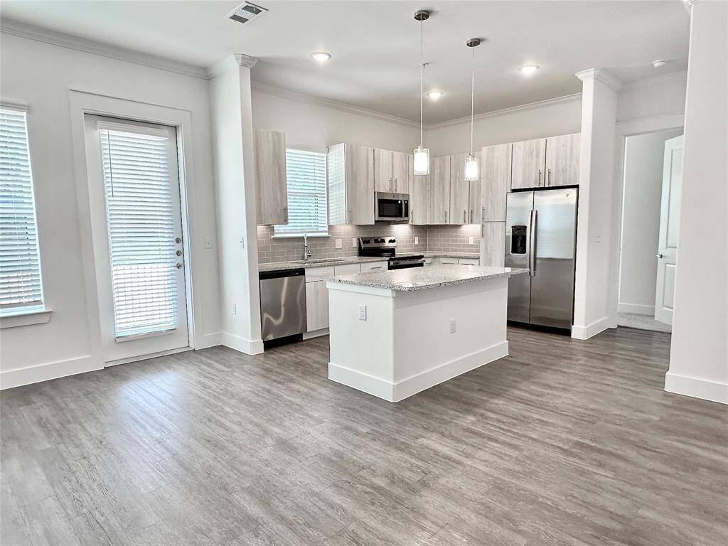 Faux wood floors
