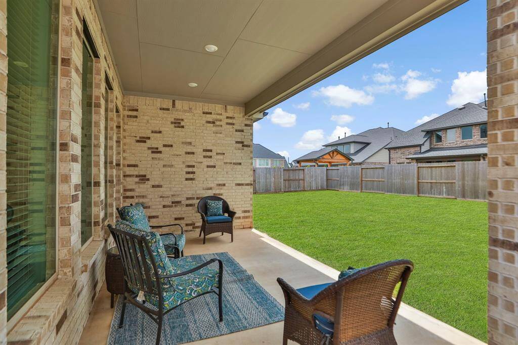 Back covered patio