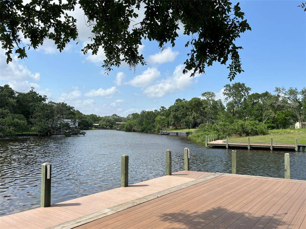 Here's a view of the water from the community fishing pier.