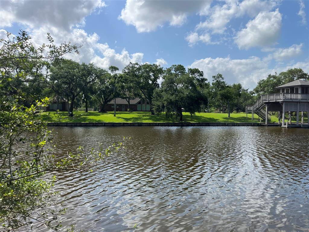 You will love living on the water! This is the view from the back of your lot. You're right on Bastrop Bayou and can follow it to the Intracoastal Waterway for exceptional fishing and birdwatching.