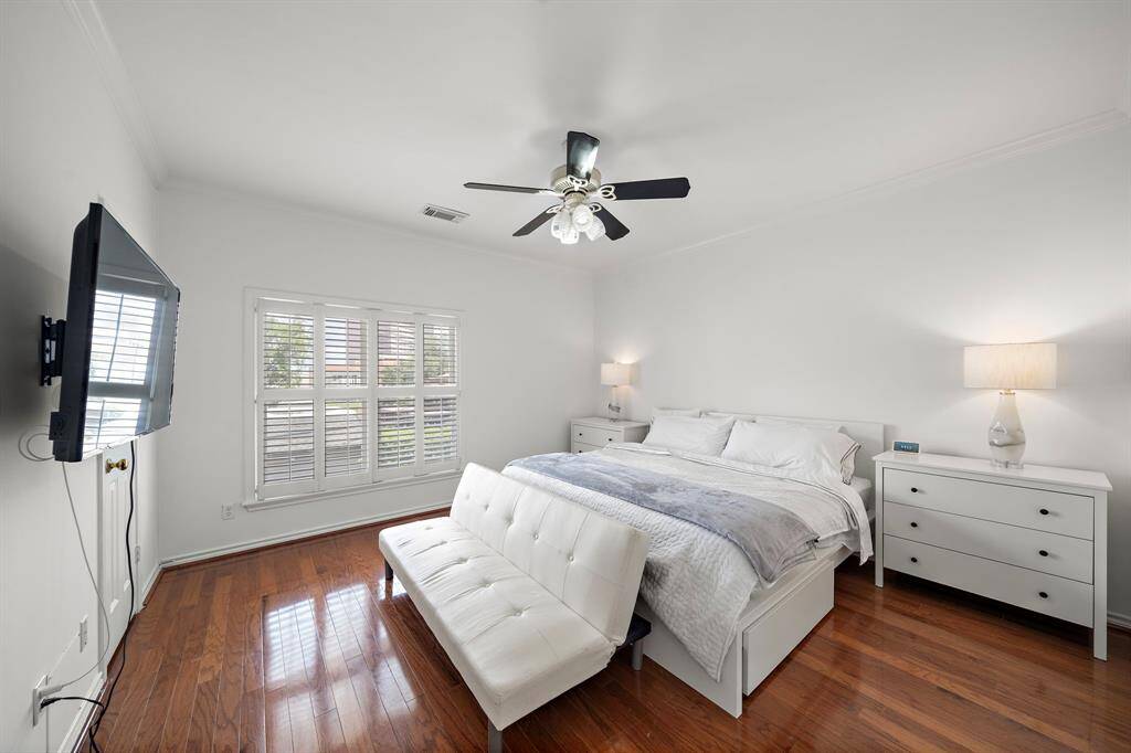 Bedroom #2 also located on the second floor is spacious with a huge walk-in closet.