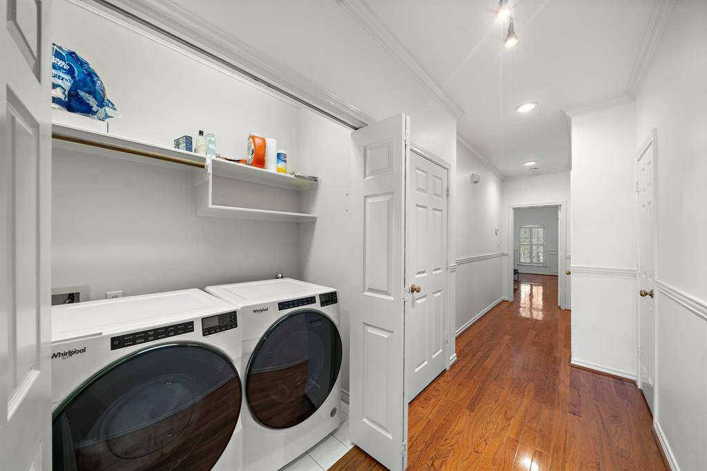 Utility closet located on the second floor.