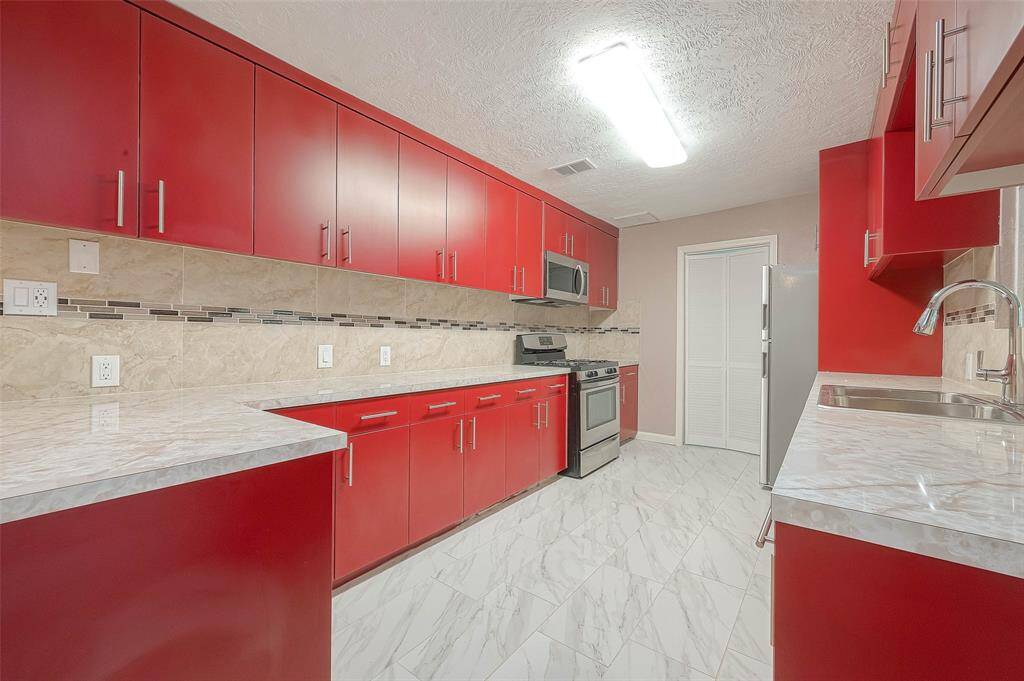 Lots of storage and countertop space.