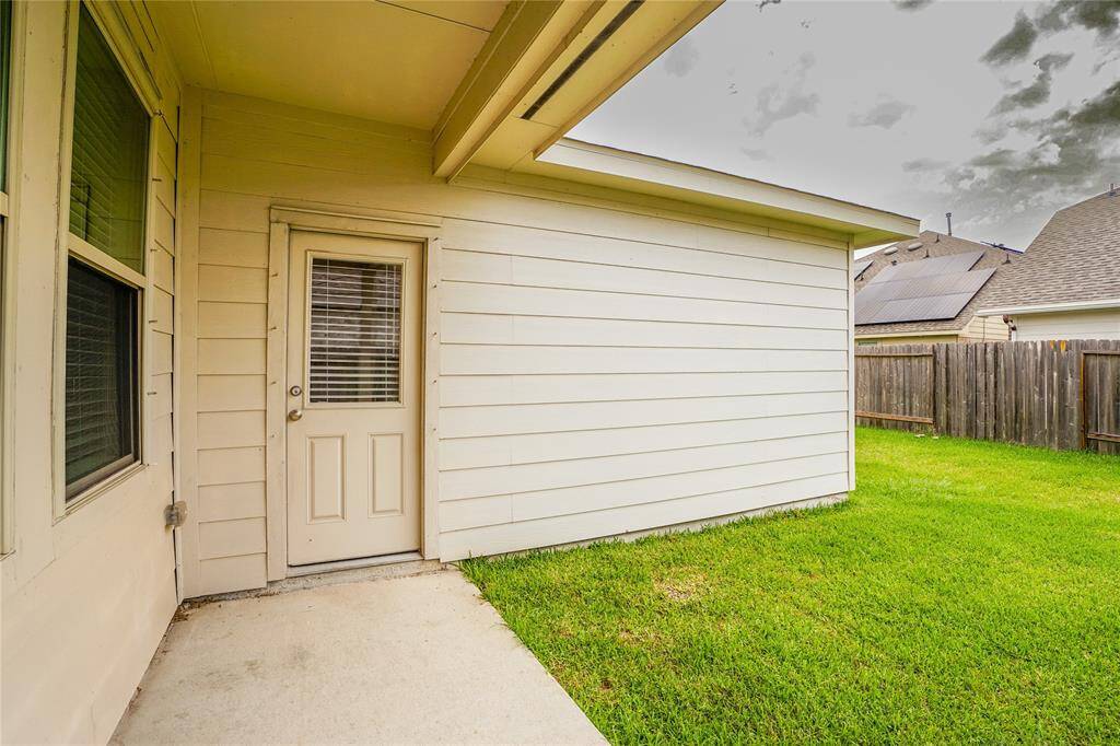 Covered patio