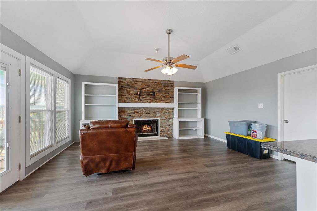 Family room from dining area