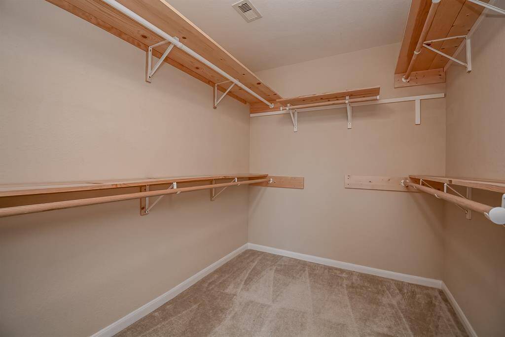 Primary closet