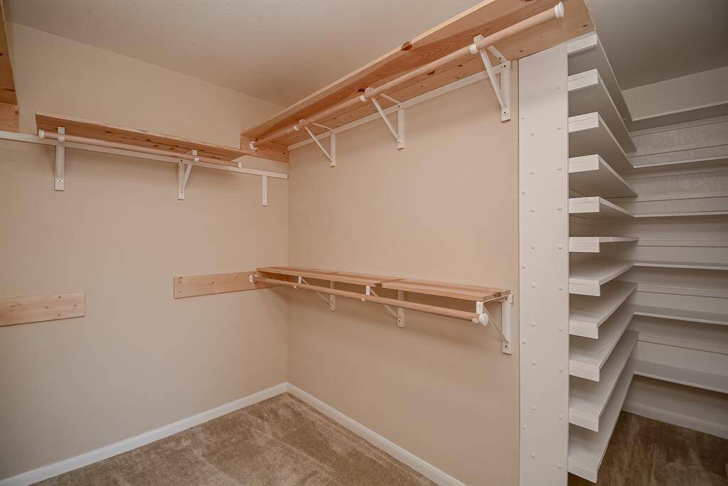 Another view of primary closet
