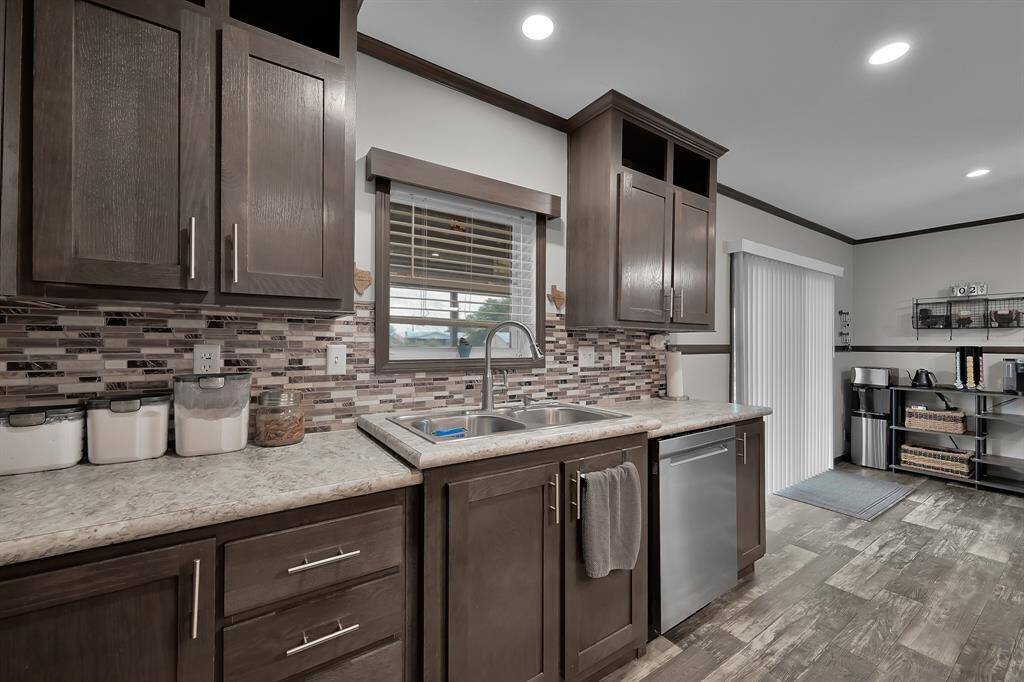 The over the sink provides a great view of your expansive back yard while preparing meals or doing dishes.