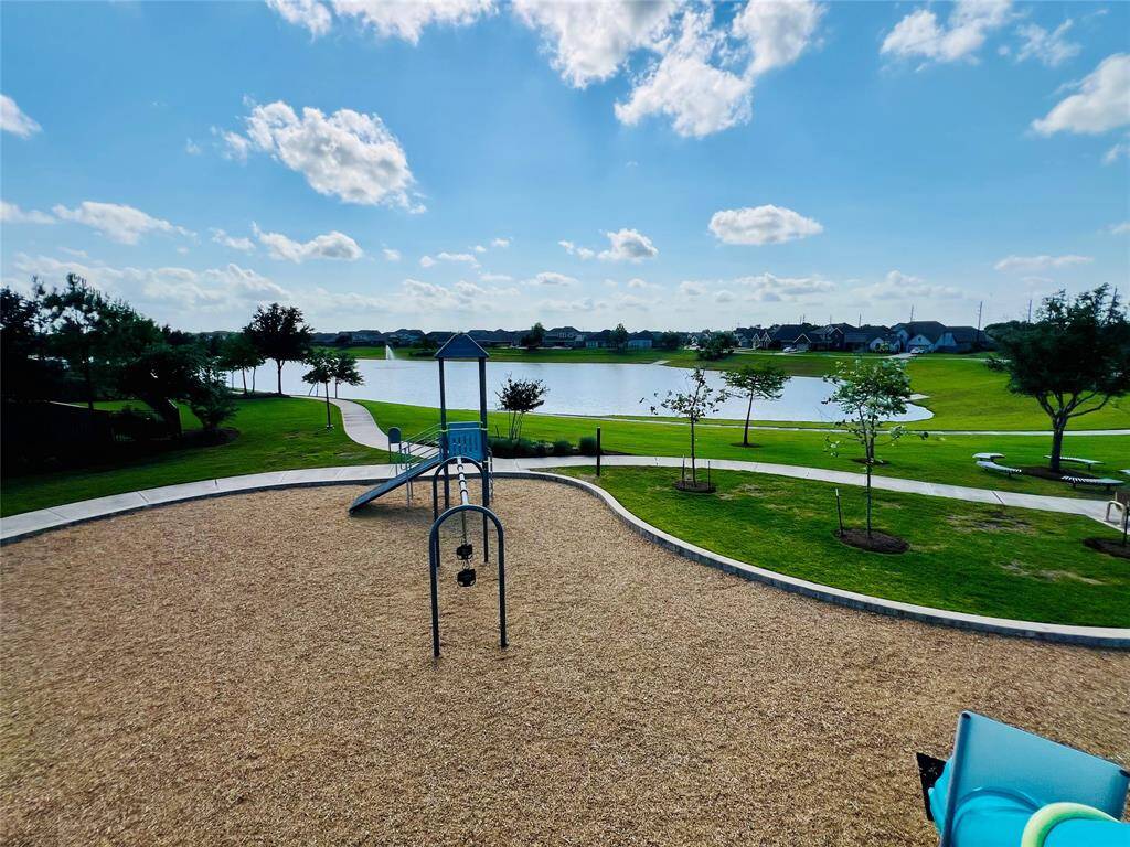 Tranquil View for the kiddos from the top of the playground