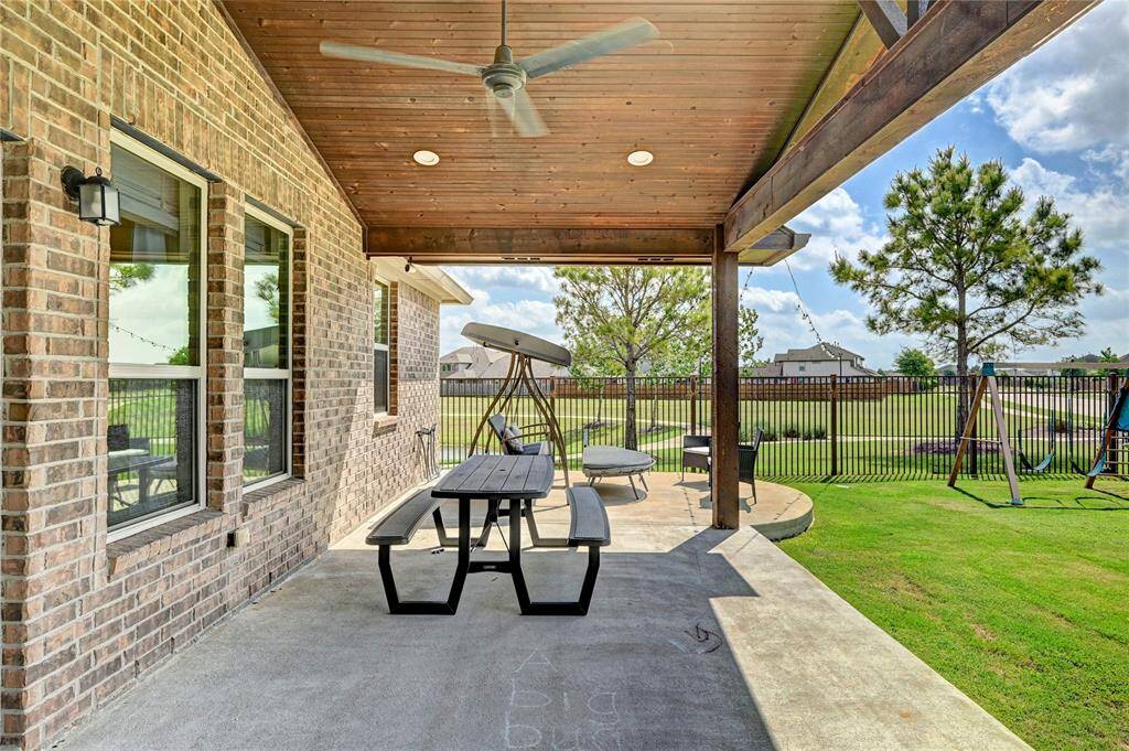 Extended Patio w/ Ceiling Fans & Recessed Lighting