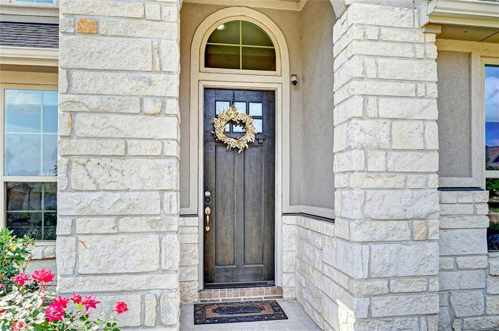 Inviting Solid Wood Entry Door