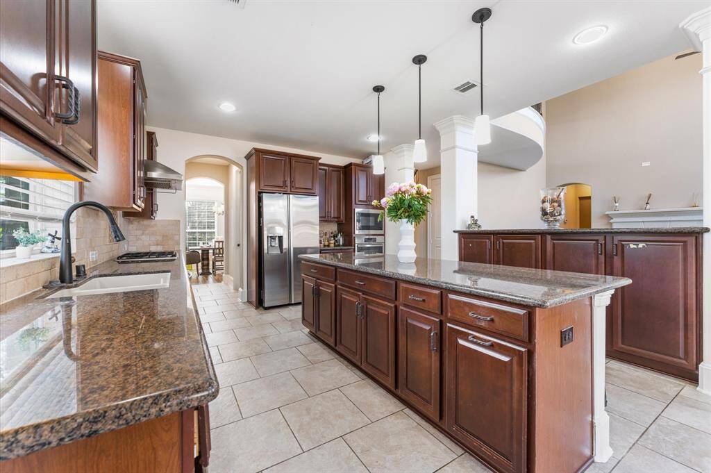 A Kitchen that looks great against groceries