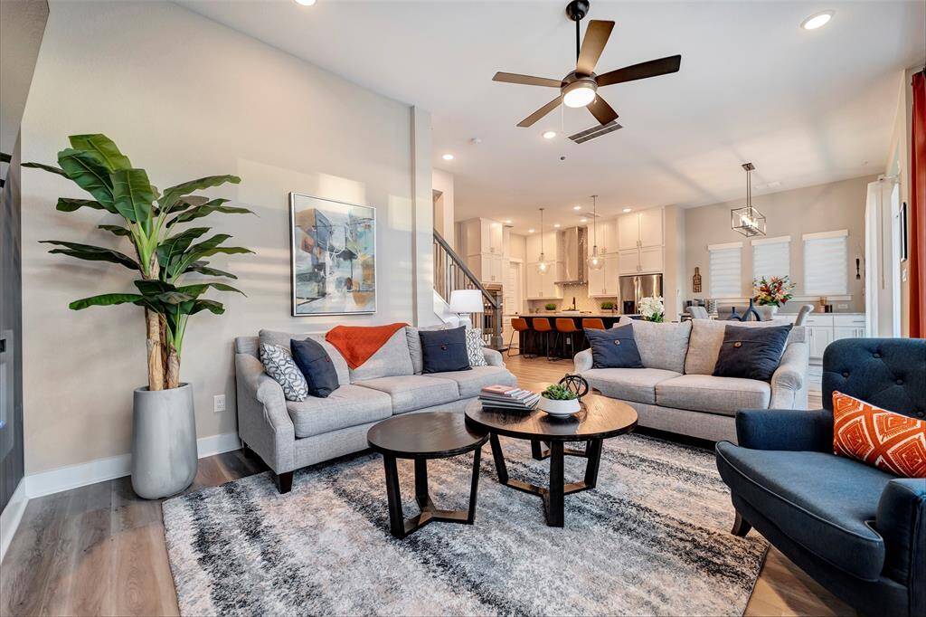 Every imaginable upgrade is featured in this smart home first floor.