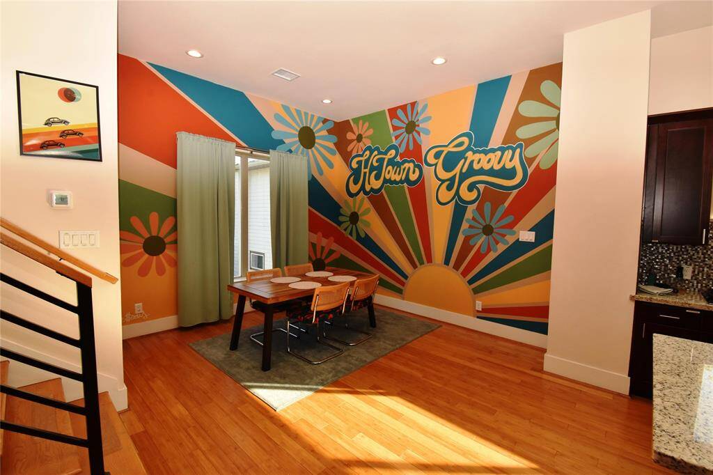 Dining area as seen from family room