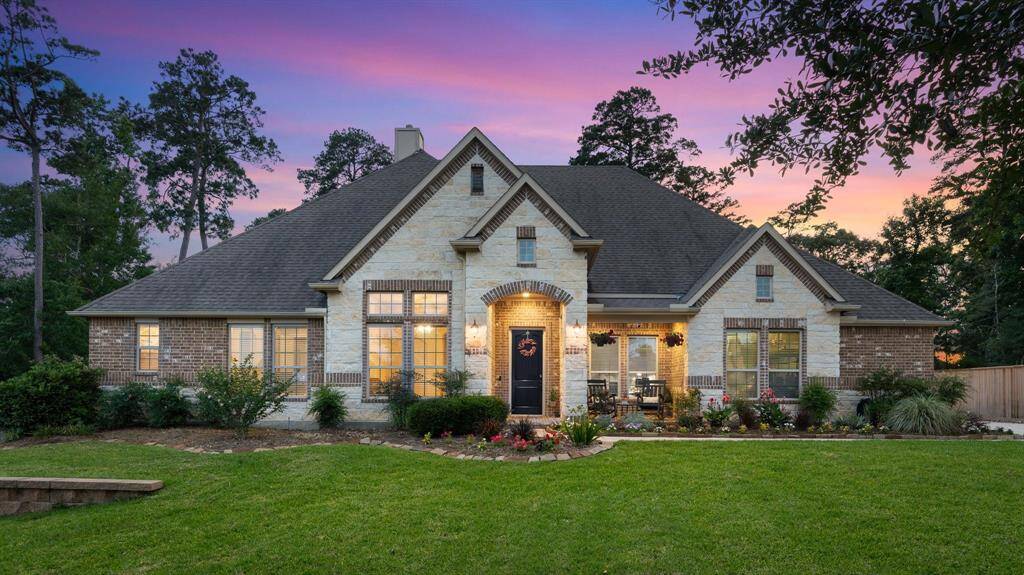 Sunset view is stunning. The brick and stone exterior is beautiful and timeless.