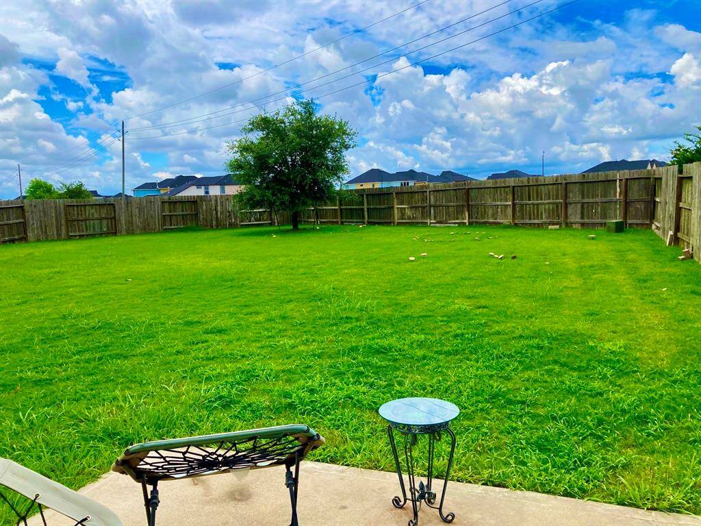 Expansive backyard perfect for outdoor activities and relaxation.