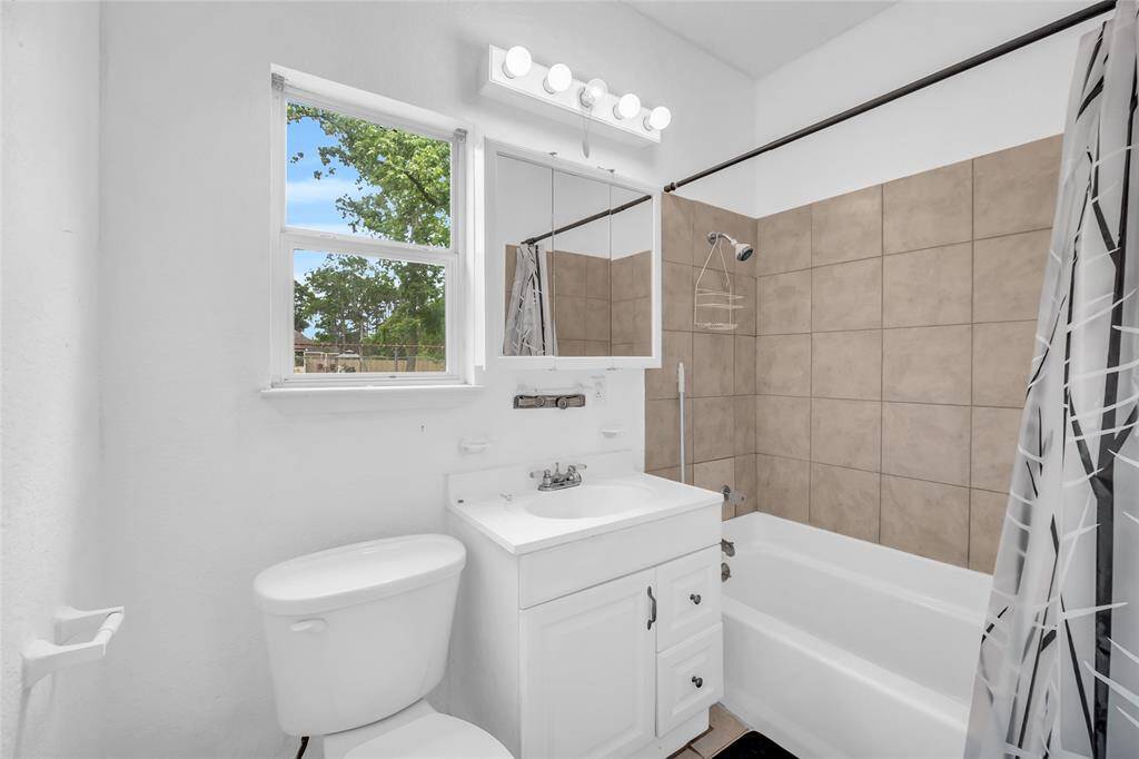 Full bathroom in game room