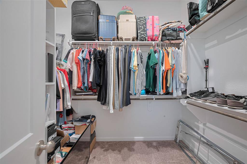 Primary walk-in closet