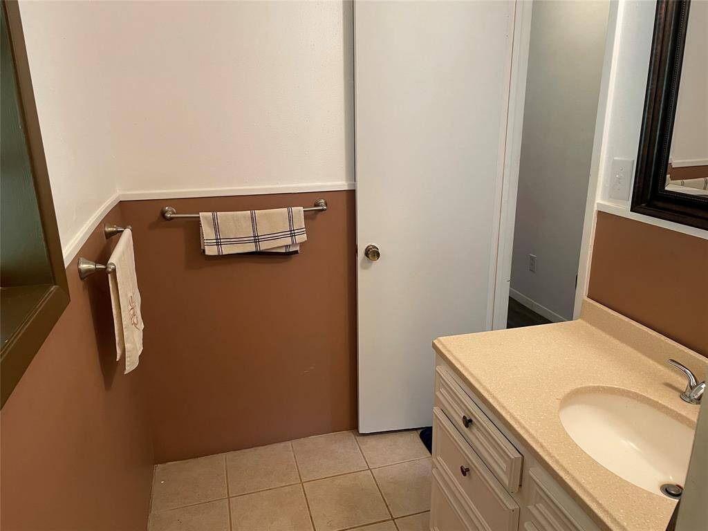 Guest bathroom, vanity area.