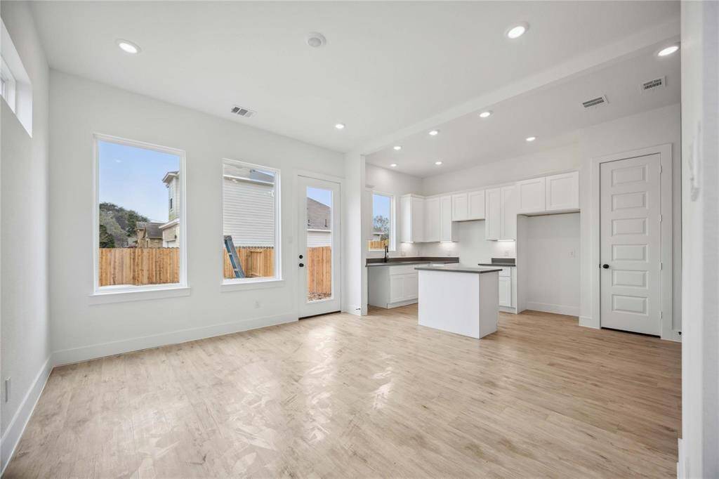 Lots of natural light in the family room