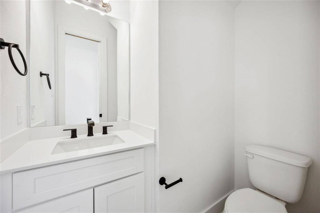 Half Bath on 1st floor