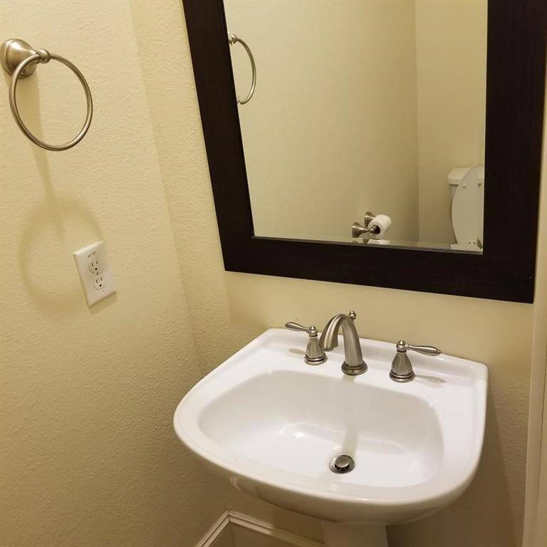 Half Bath on the 1st Floor.