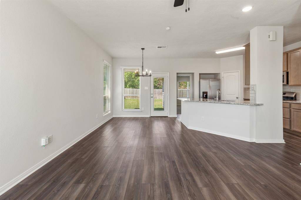 The living room is perfect for both relaxing and entertaining.