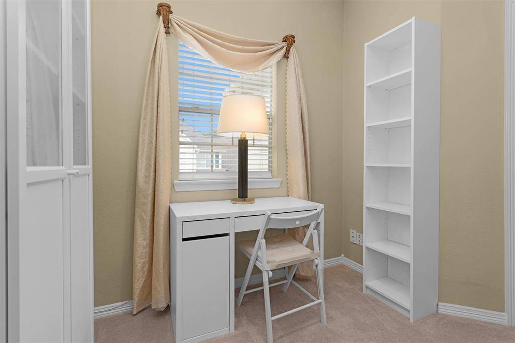 Upstairs study nook