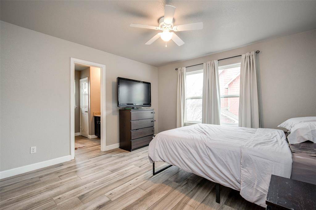 Primary suite on the second floor