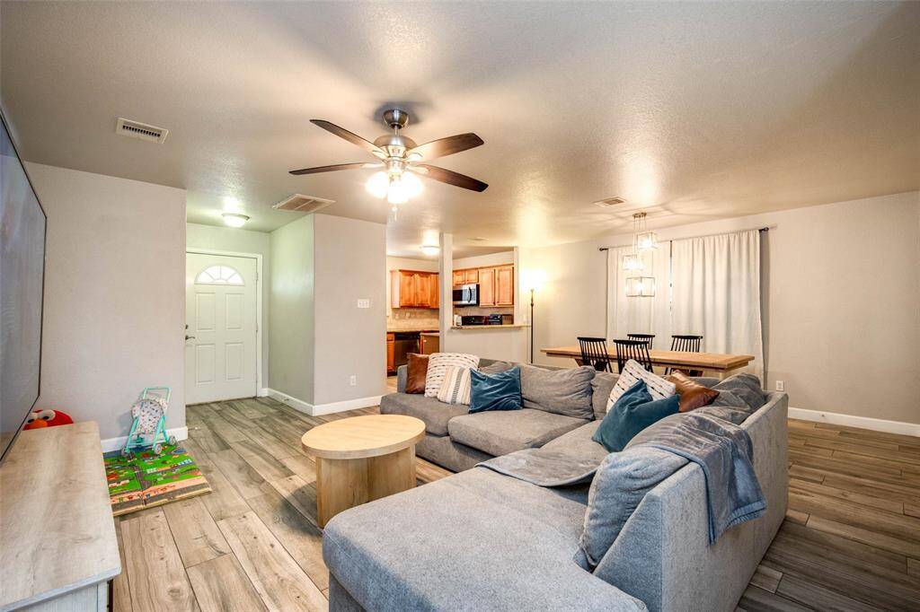 First floor living with open floor plan