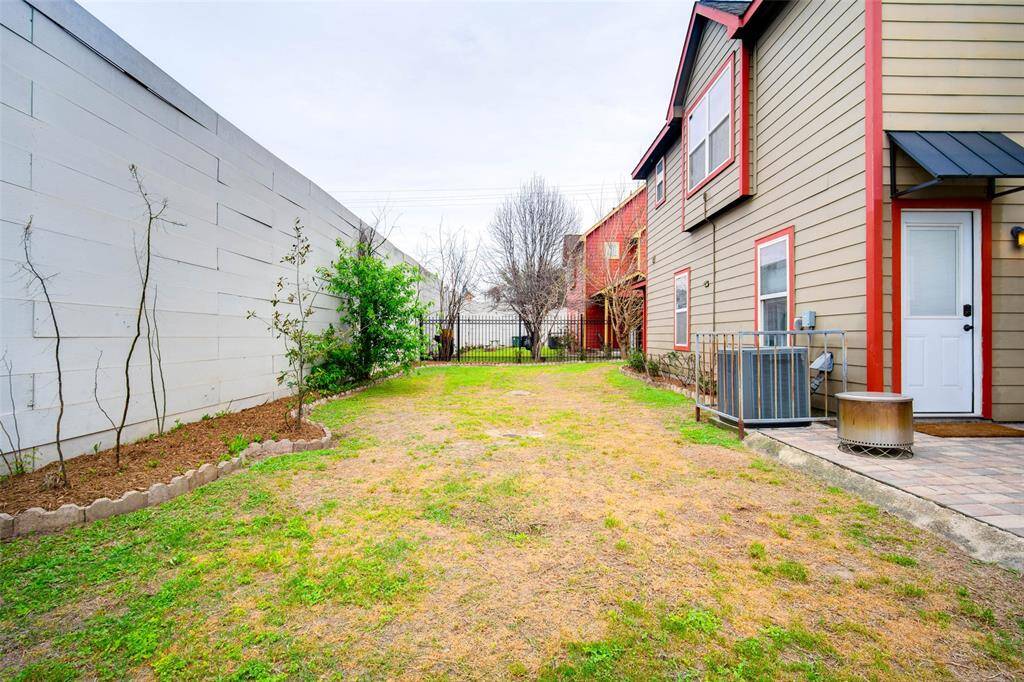 Another view of the backyard