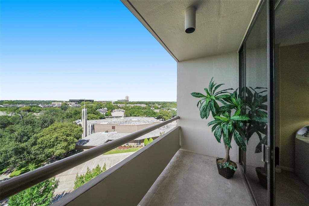Here’s another angle of the private balcony, a quiet spot to enjoy your morning coffee.
