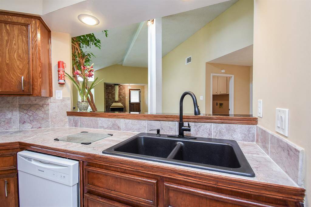 View of the Family room from the kitchen