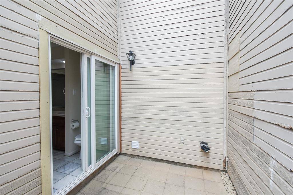 Patio off the Primary Bathroom
