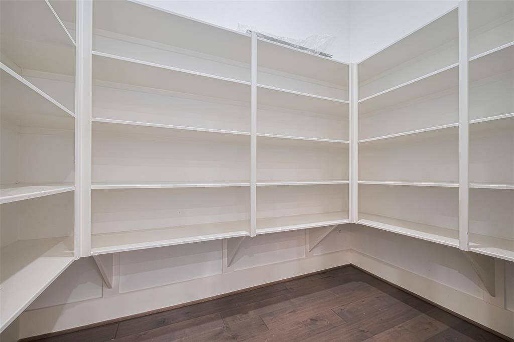 Huge walk-in pantry will fit all your meal needs.