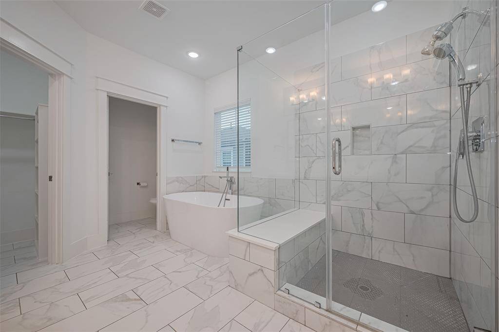 You’ll love getting ready for work or a night of fun with this terrific setup. Private water closet as well.