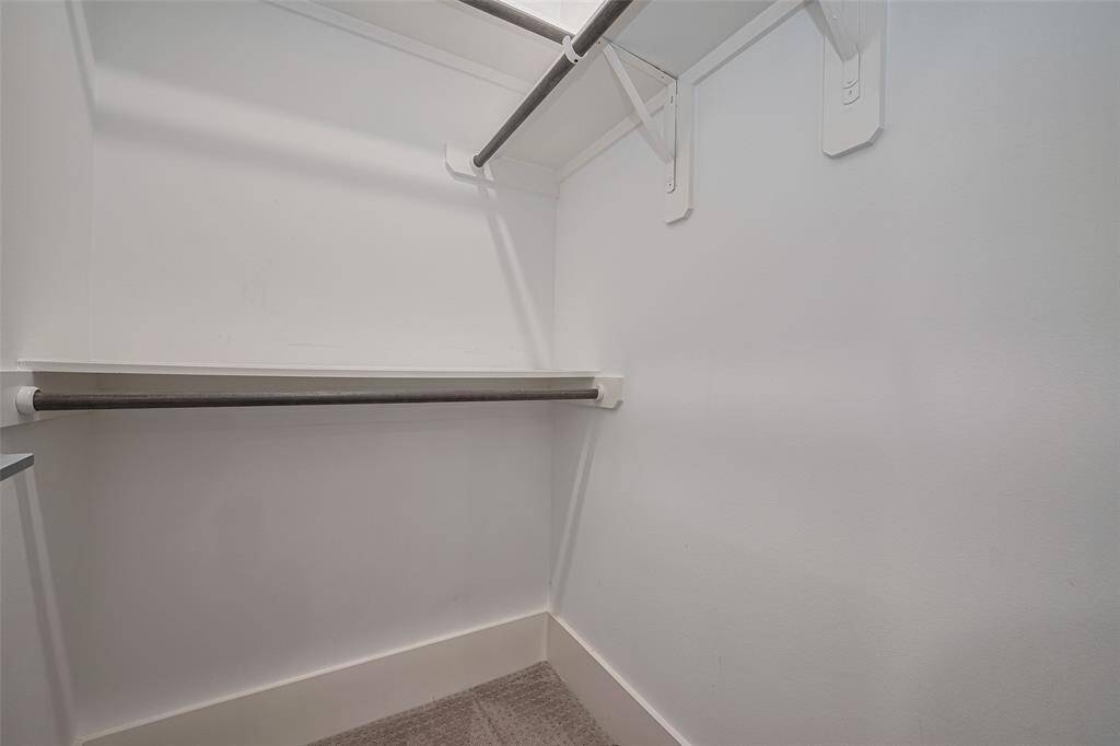 Good closet space for the upstairs secondary bedroom.