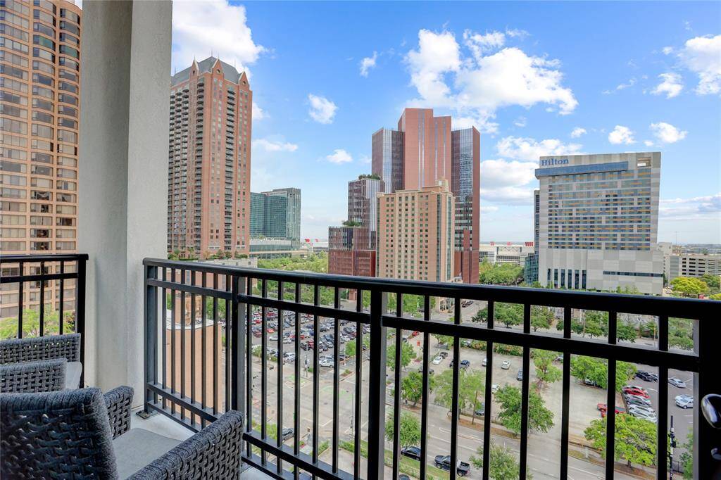 Enjoy your private balcony with stunning downtown views. This is a perfect spot for morning coffee or winding down at the end of the day.