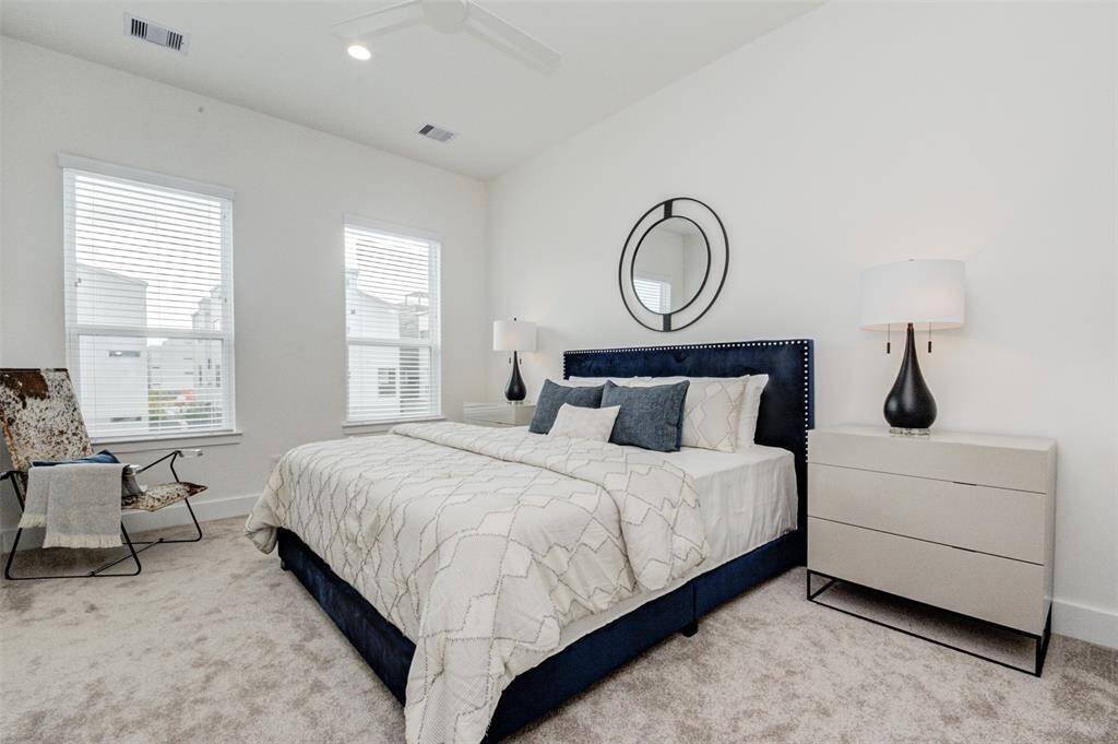 The master bedroom
